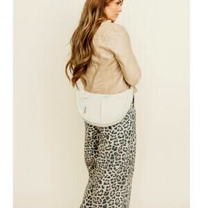 Brixley Ivory Crescent Bag